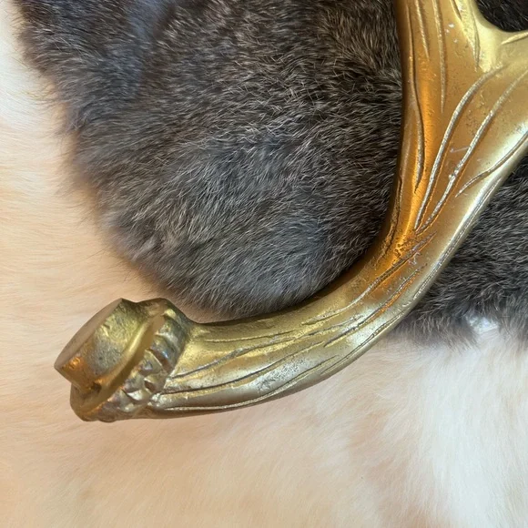 BRASS ANTLER DECOR - Picture 3 of 6